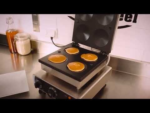 CRÉPIÈRE 4PCS - AMÉRICAIN - Ø10CM - 7540.0030 - COMBISTEEL