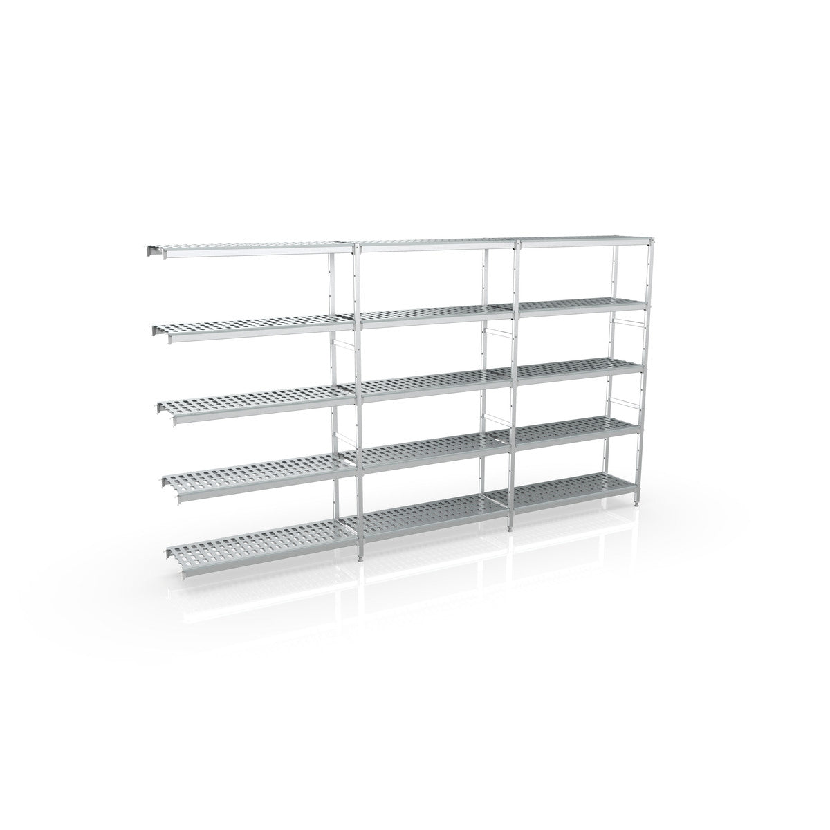 Rayonnage d'angle 3815x1970x500 5 niv - A813 - CODIGEL