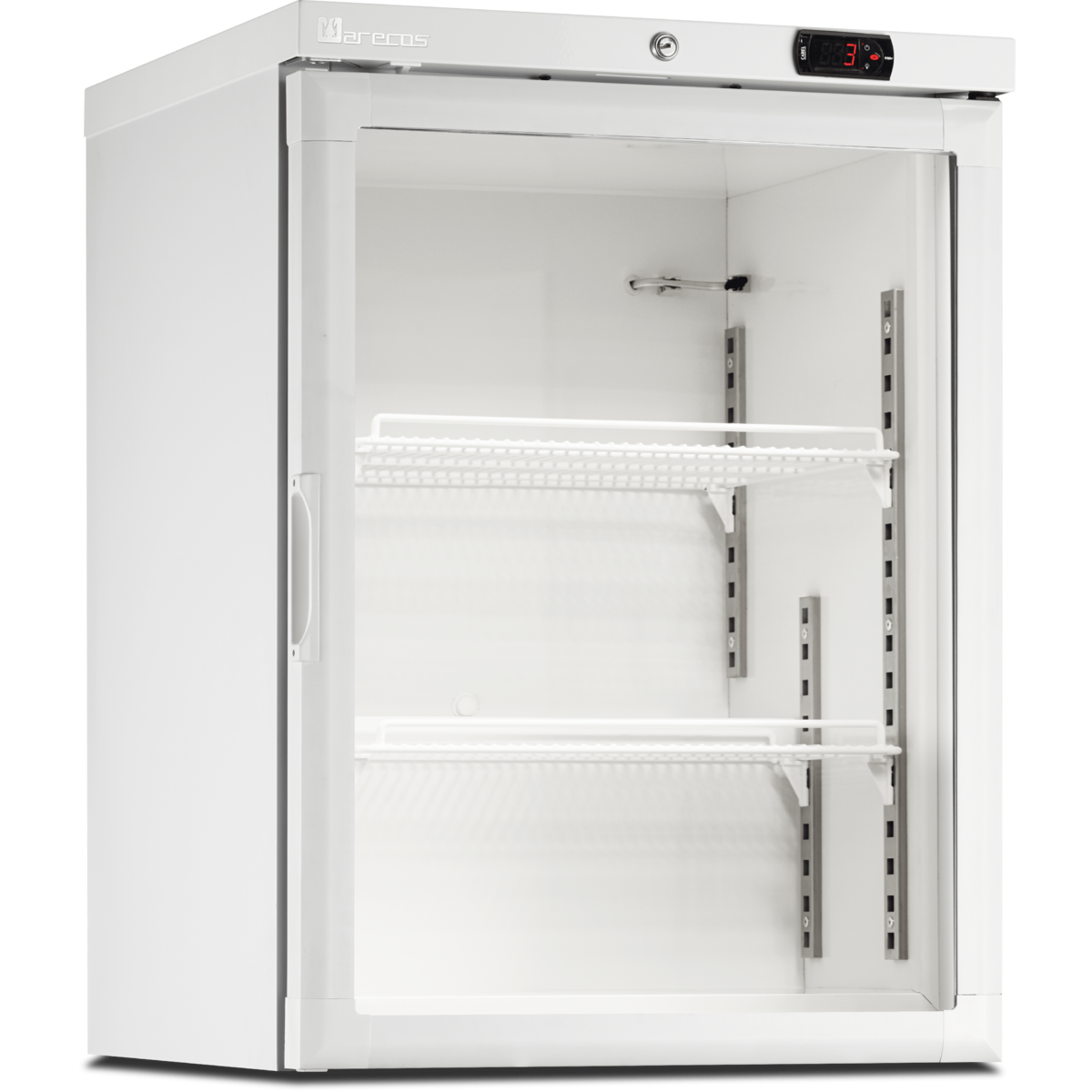 Mini armoire porte vitrée - température négative (-22/-18°C) - Extérieur blanc - Volume : 115L - ACE-150-CS-PV - CODIGEL