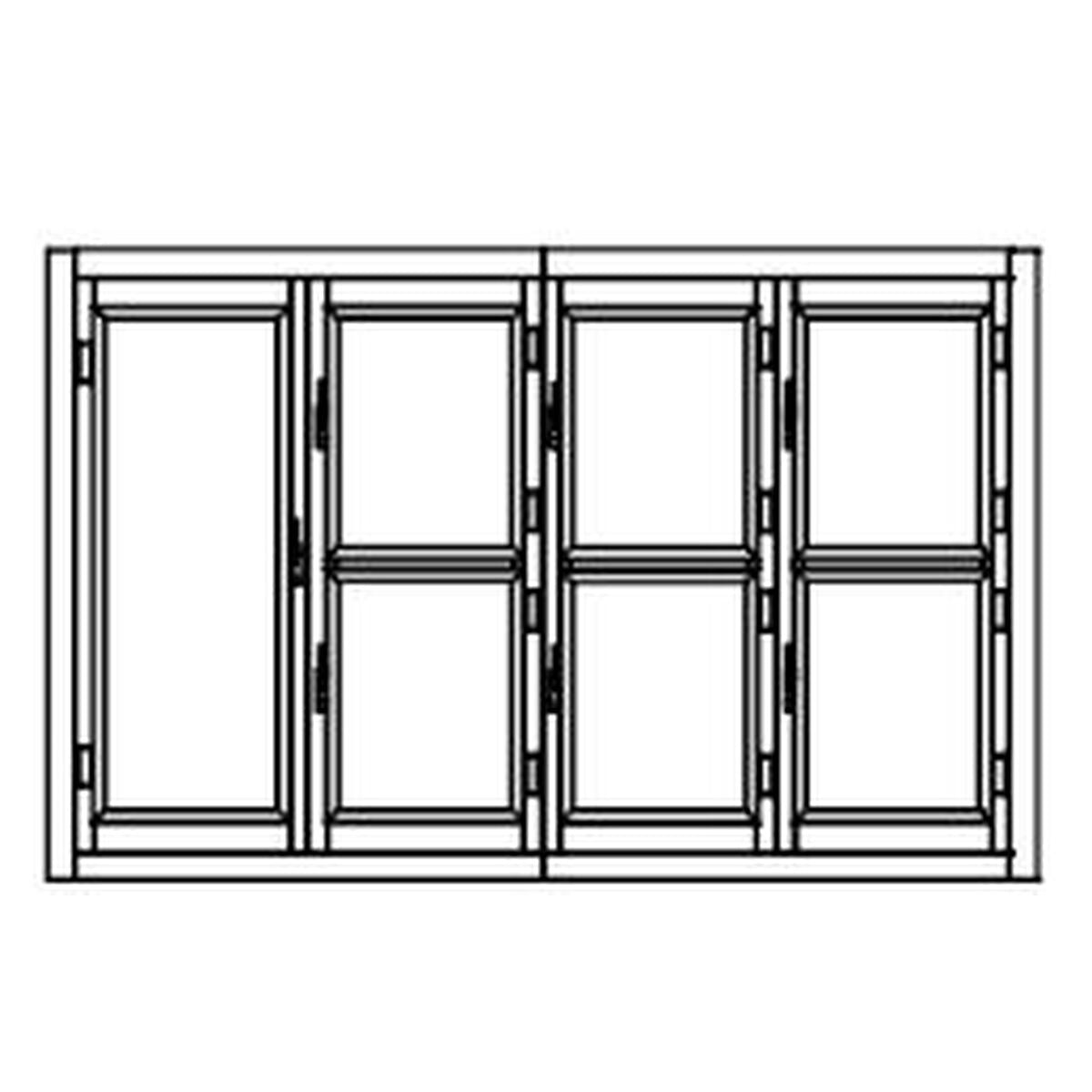 Armoire Froide Démontable positive 1 porte + 6 portillons - AFD-4R-D - CODIGEL