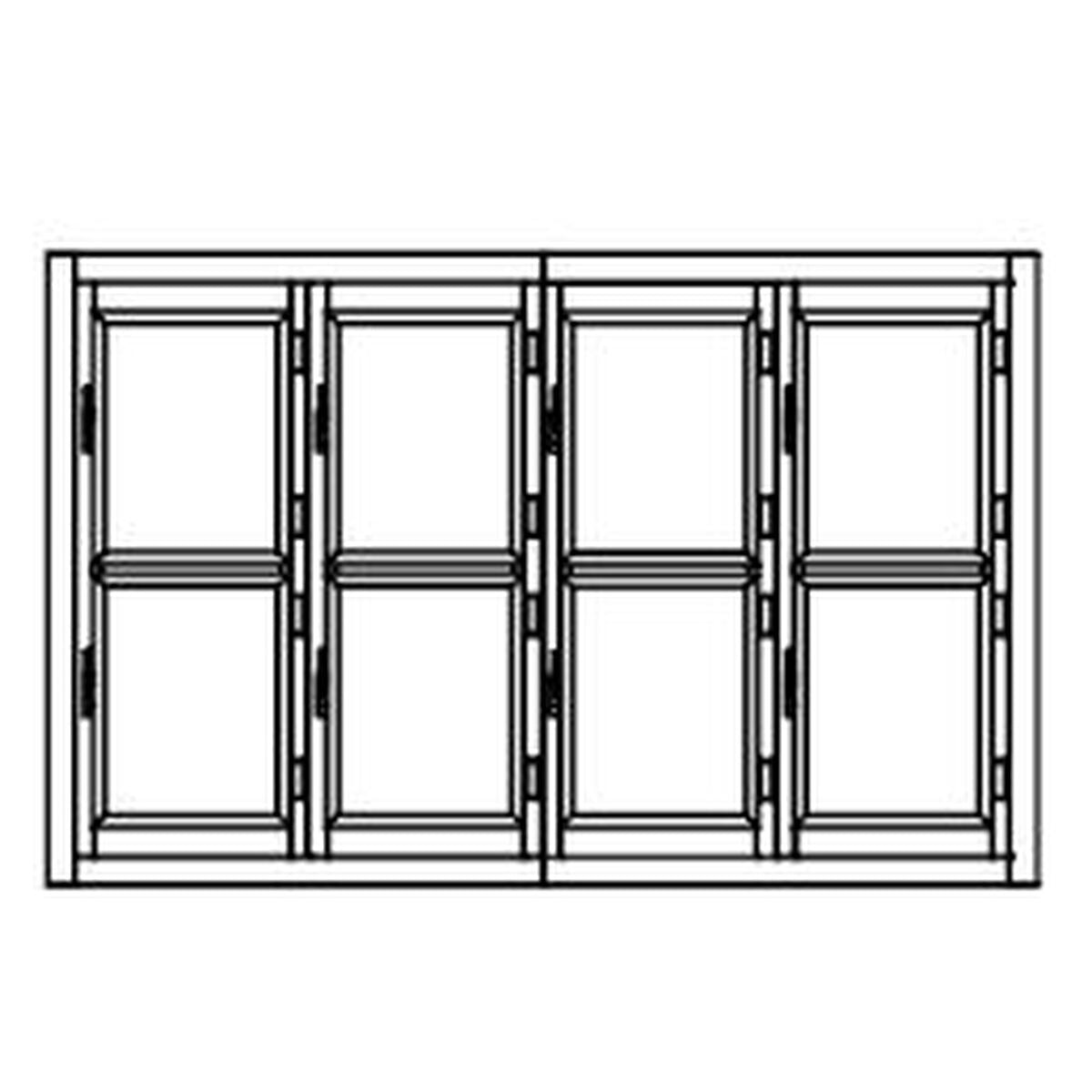 Armoire Froide Démontable positive 8 portillons - AFD-4R-E - CODIGEL