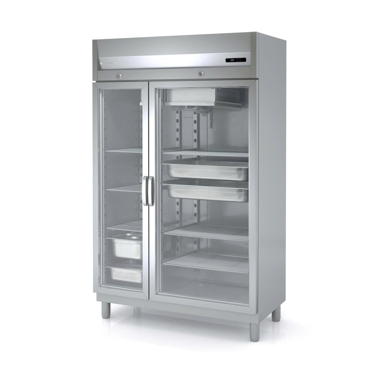 Armoire GN1/1 + GN2/1 positive 2 portes - AGRE-125 - CODIGEL