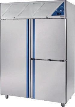 Armoire réfrigérée -18 / -22 / -18/-22 - 1 porte pleine + 2 portillons - 1400 L - Avec groupe logé - DA1412NN-3 - Dalmec