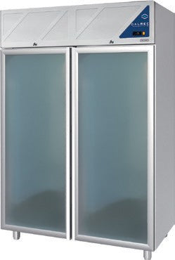 Armoire réfrigérée double température 0/+10 / -18/-22 - 2 portes vitrées - 1400 L - Sans groupe logé - DA1400PNVSG-3 - Dalmec