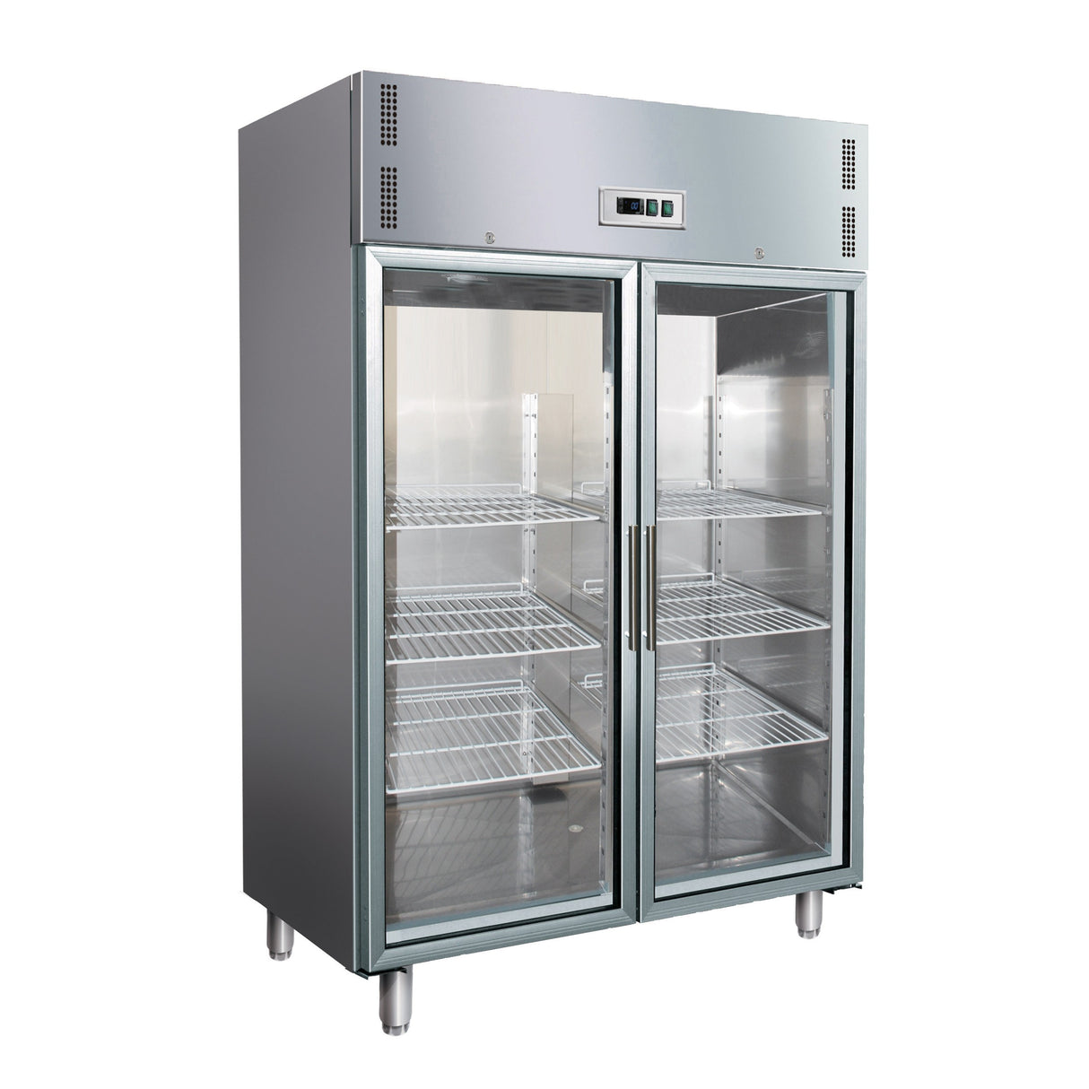 Armoire réfrigérée positive -2/+8°C - 2 portes vitrées - 1476 litres - Avec groupe logé - A1401TNV - Nosem