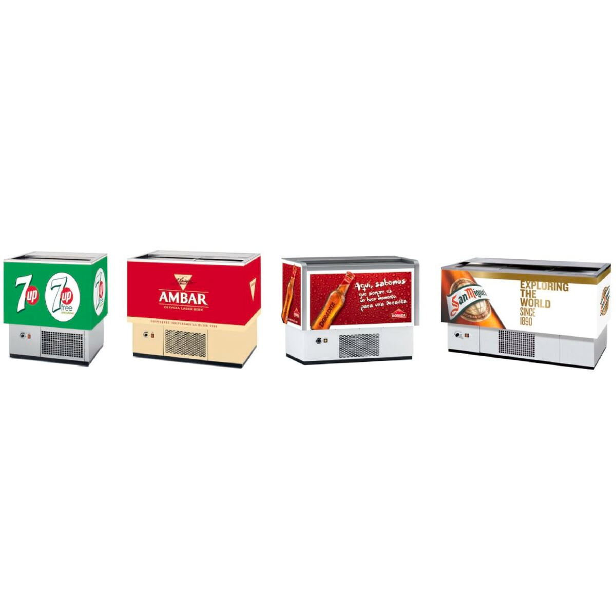 Refroidisseur à bouteilles et cannettes - EBEG-70-EA-LOGO - CODIGEL