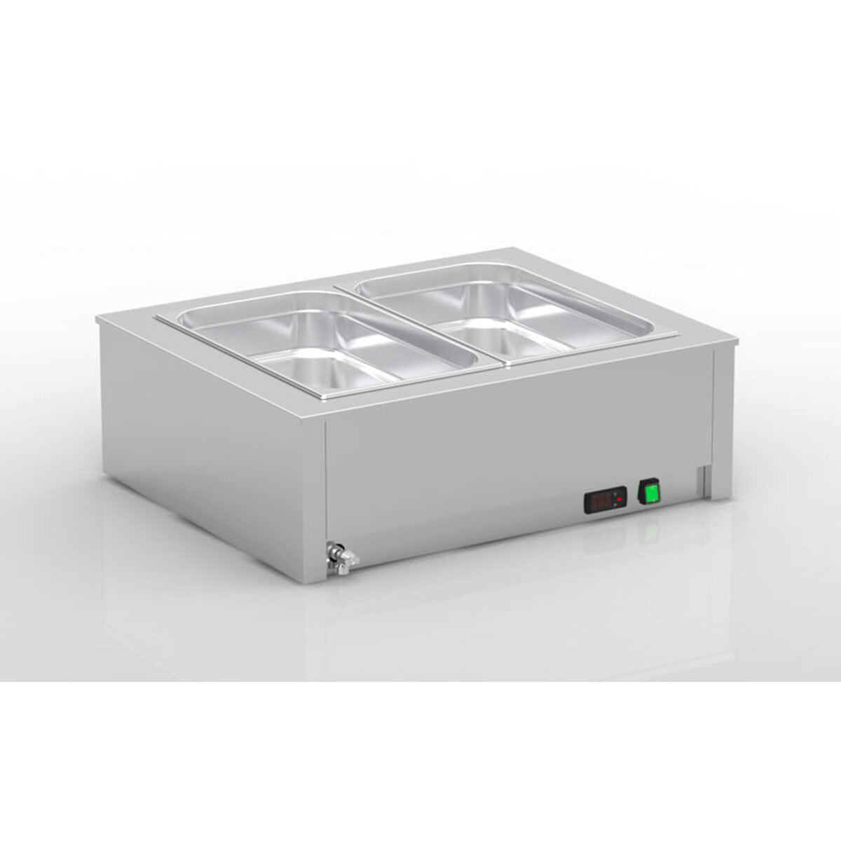 Bain-marie de table à eau - BMMH-2GN - CODIGEL