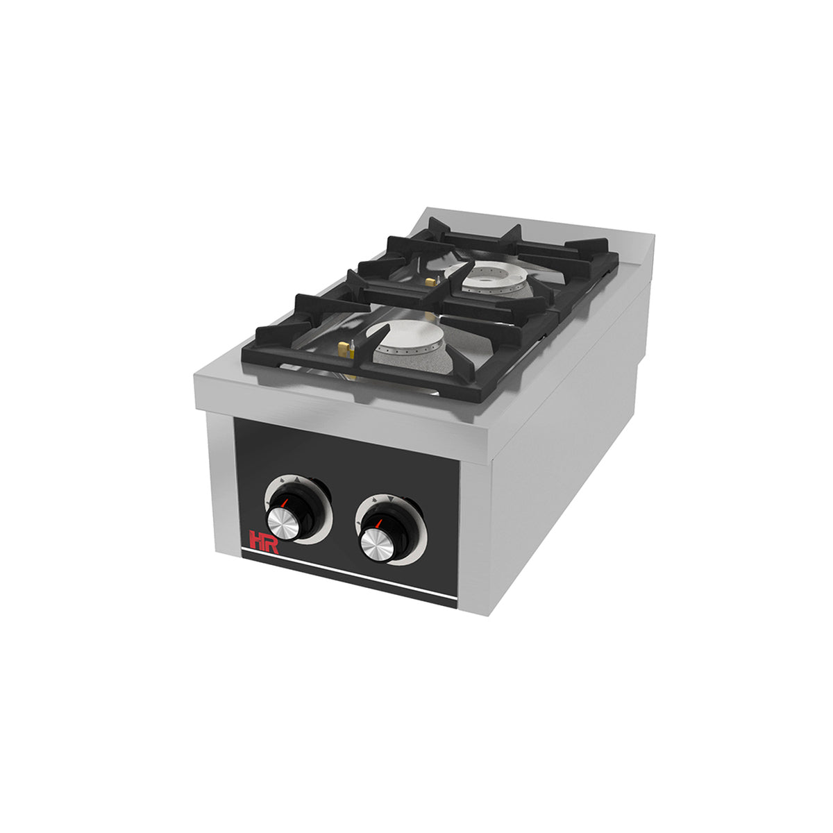 Fourneau 2 feux vifs s/750 á poser - C2F750S - CODIGEL