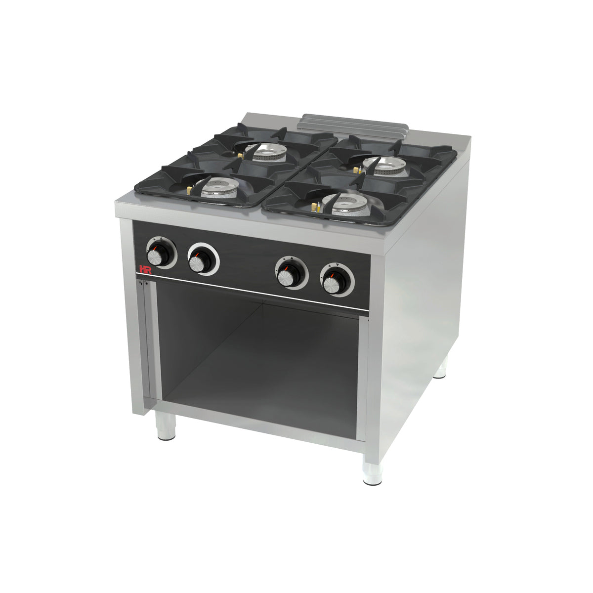 Fourneau 4 feux vifs Série 900 sur placard - C4F900E - CODIGEL