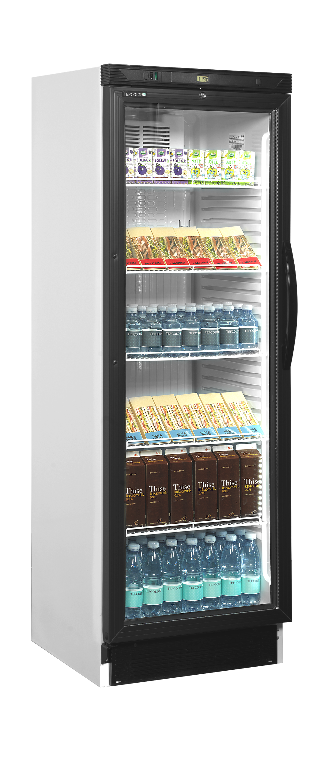 Réfrigérateur à boissons, charnières côté gauche - CEV425 1 LED L/H - TEFCOLD