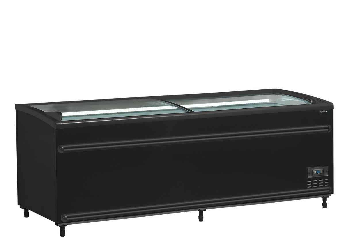 Réfrigérateur / congélateur de supermarché noir - SFI210B-CF VS - TEFCOLD