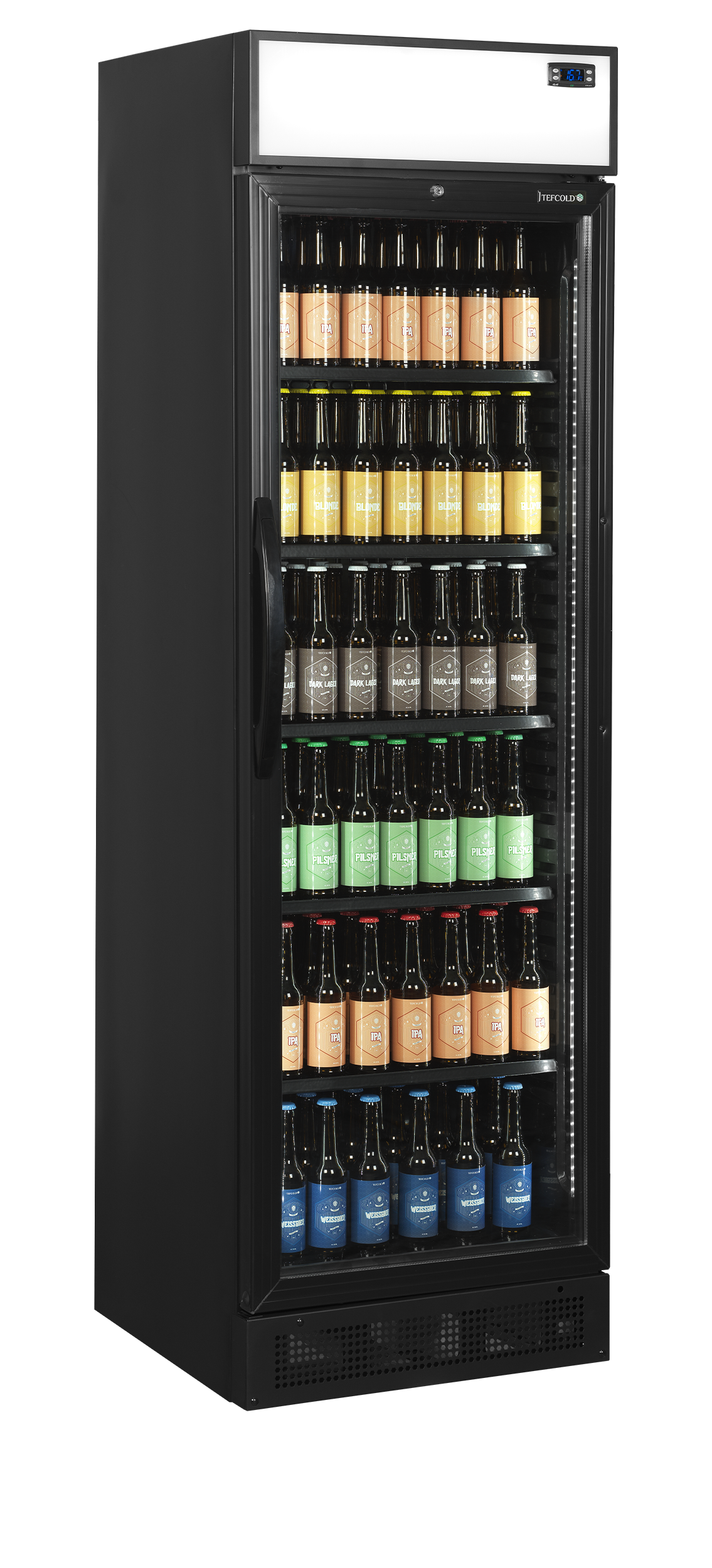 Réfrigérateur à boissons noir - CEV435CP BLACK - TEFCOLD