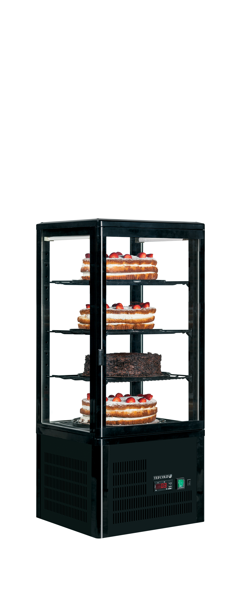 Vitrine réfrigérée pour comptoir - UPD80-BLACK - TEFCOLD