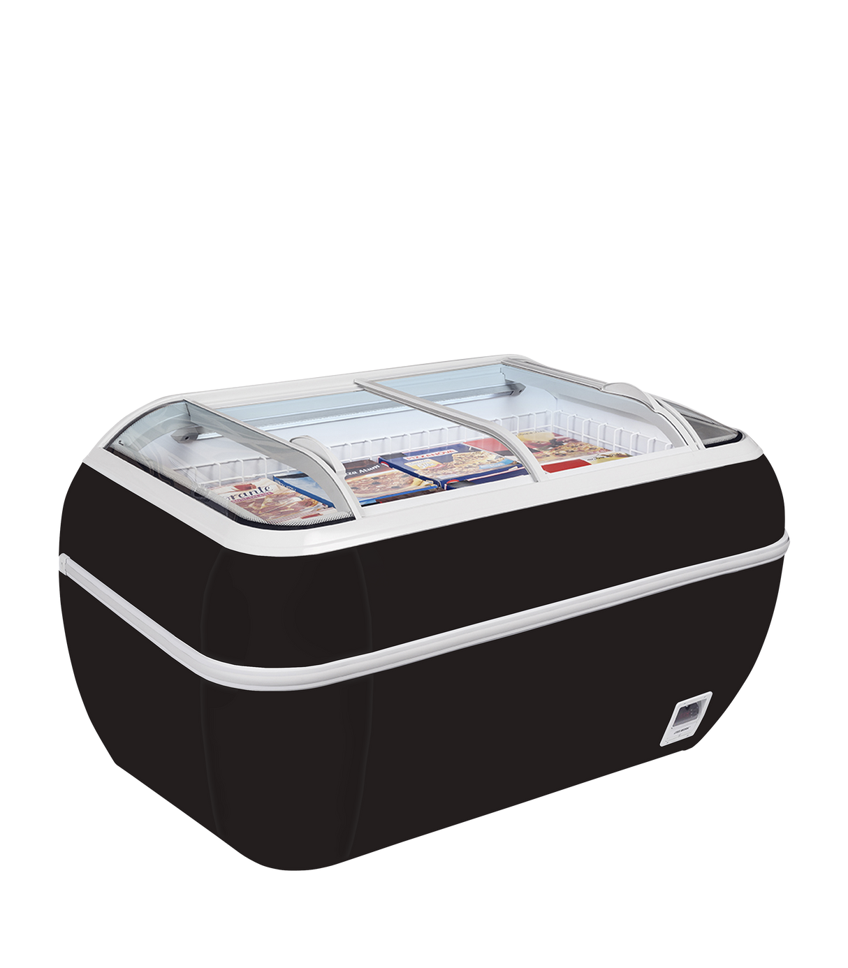 Congélateur de supermarché noir - TWIN HEAD B-F - TEFCOLD