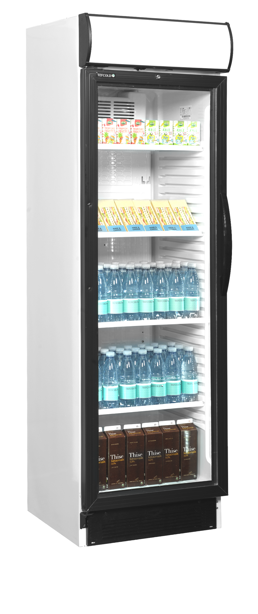 Réfrigérateur à boissons, charnières côté gauche - CEV425CP 2 LED L/H - TEFCOLD