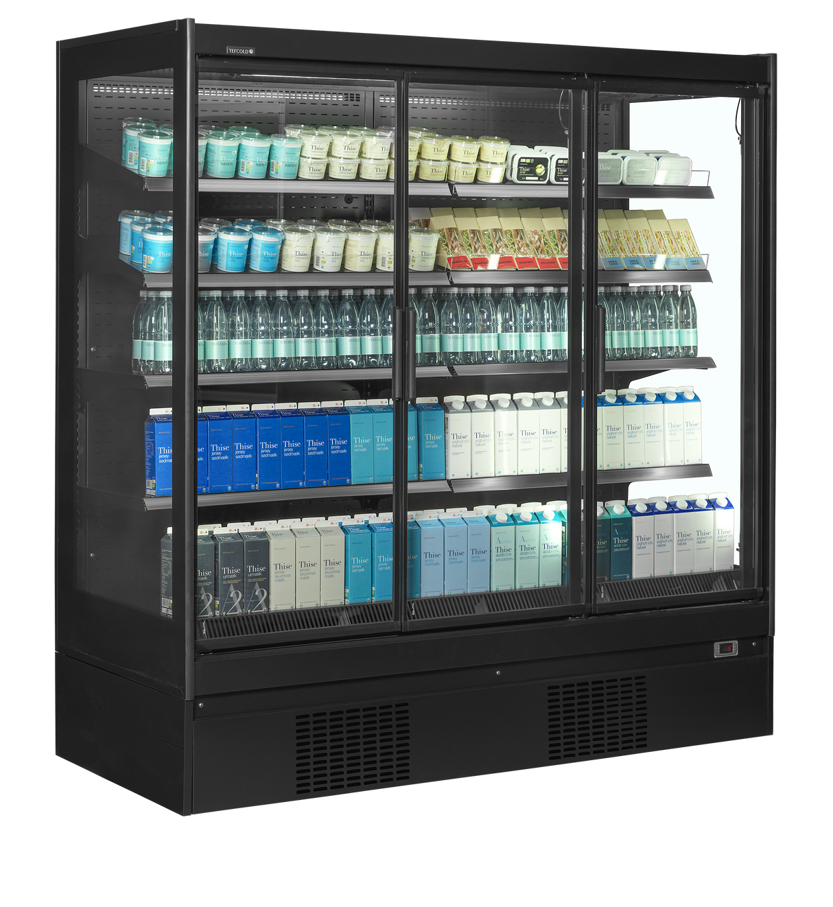 Vitrine réfrigérée pour supermarché à froid positif - EXTRA1875CD - TEFCOLD