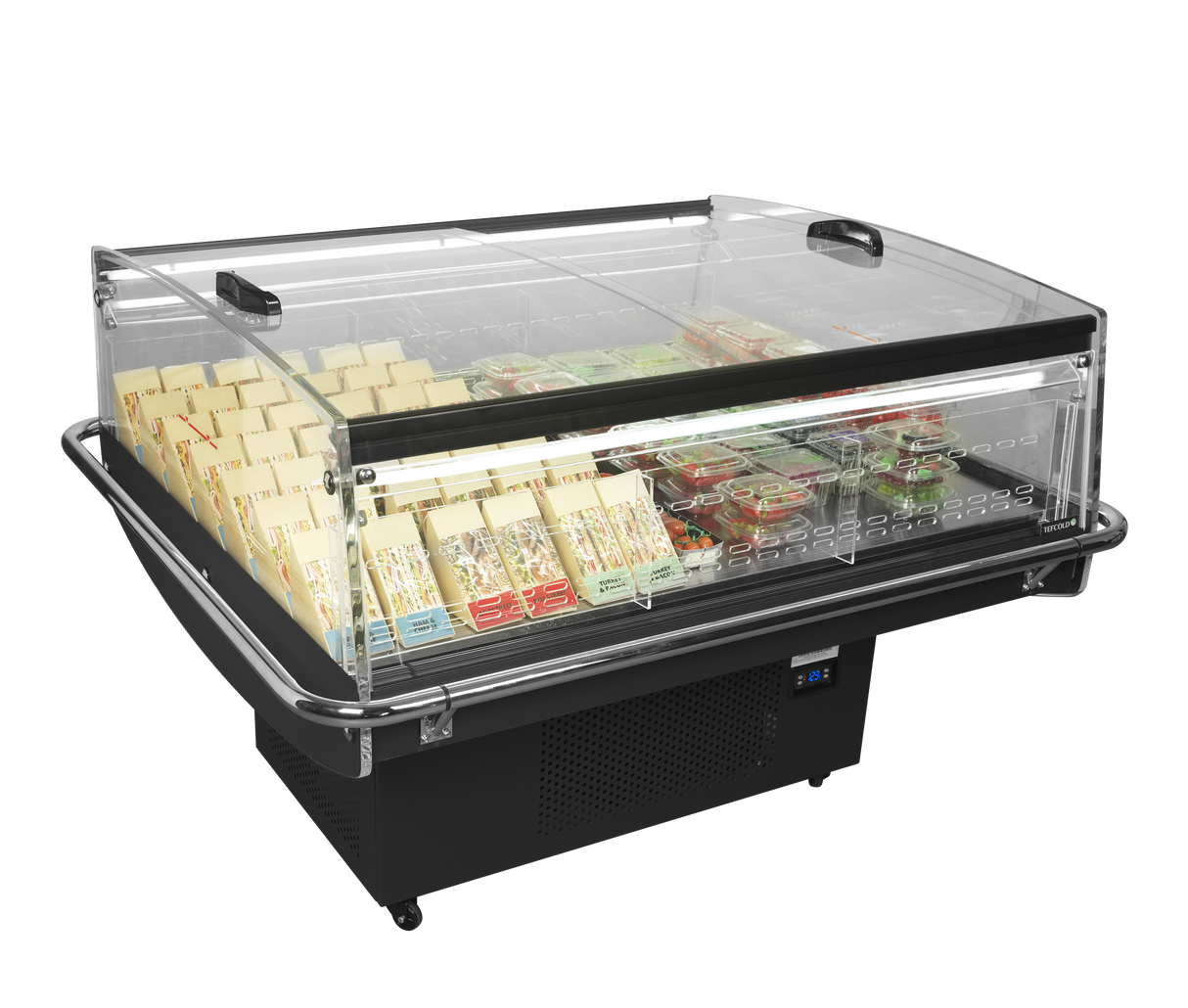 Réfrigérateur noir pour achats impulsifs - PDC126 VS SL LED - TEFCOLD