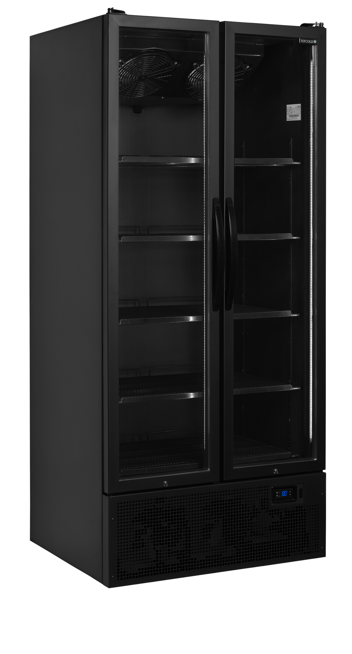 Vitrine réfrigérée noire - FS890H BLACK - TEFCOLD
