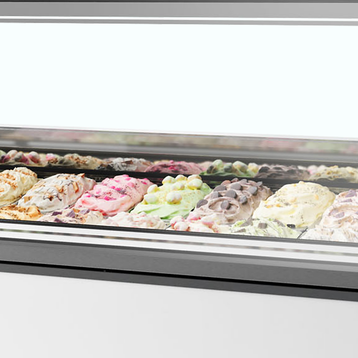 Vitrine ventilée pour glace en bac - MILLENNIUM ST20 - TEFCOLD