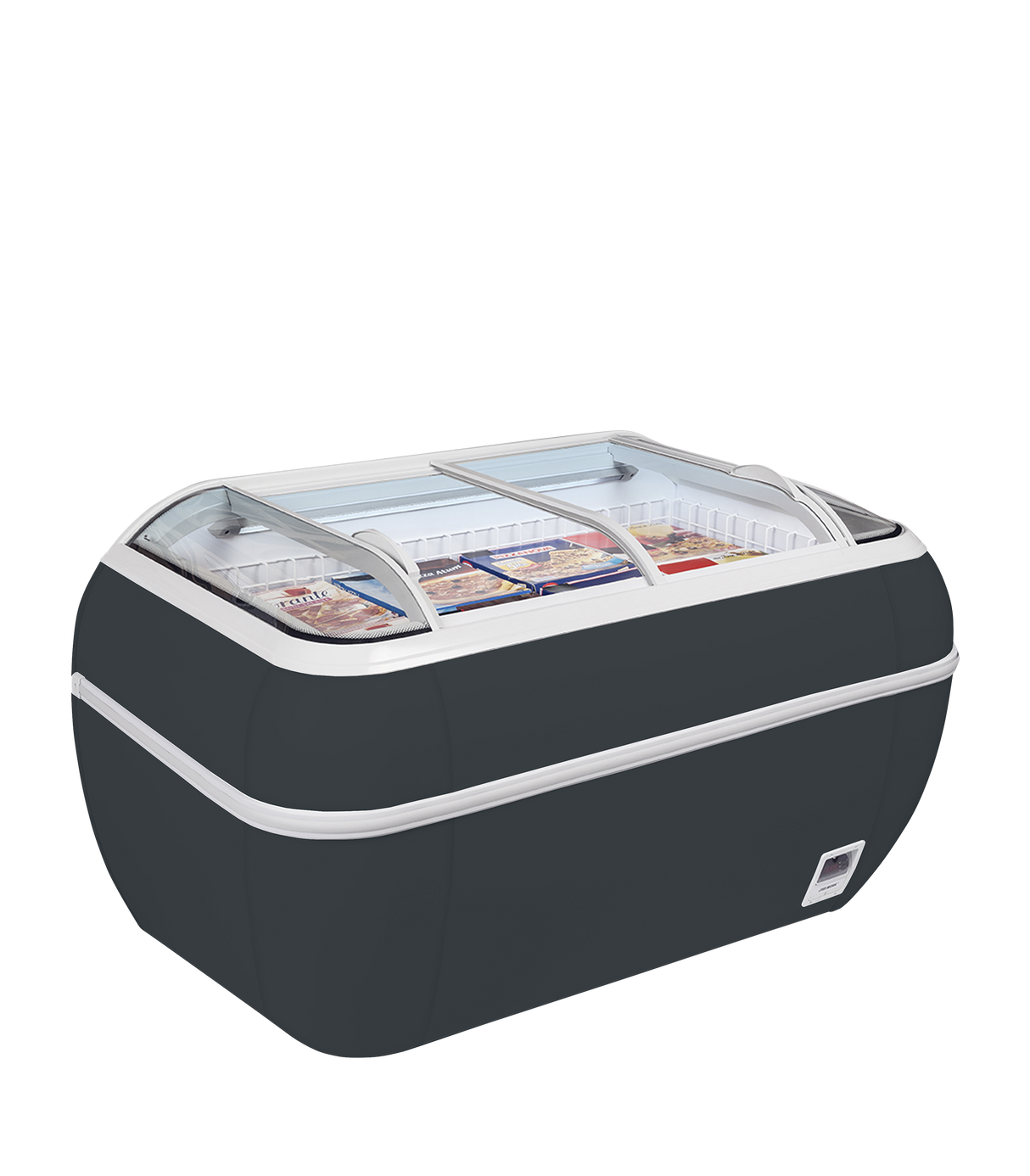 Congélateur de supermarché gris - TWIN HEAD A-F - TEFCOLD