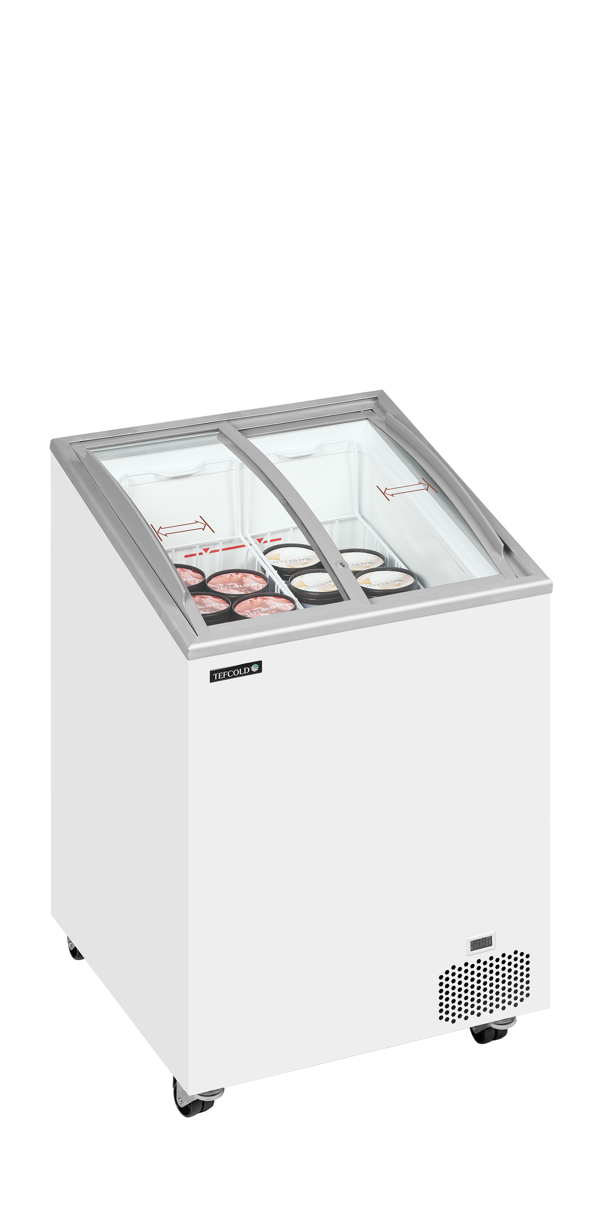 Congélateur de crème glacée - IC101SCEB LED - TEFCOLD