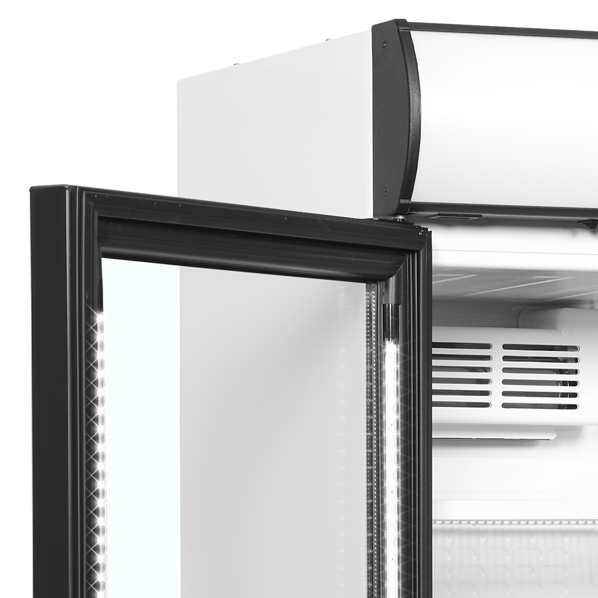 Réfrigérateur à boissons, charnières côté gauche - CEV425CP 2 LED L/H - TEFCOLD