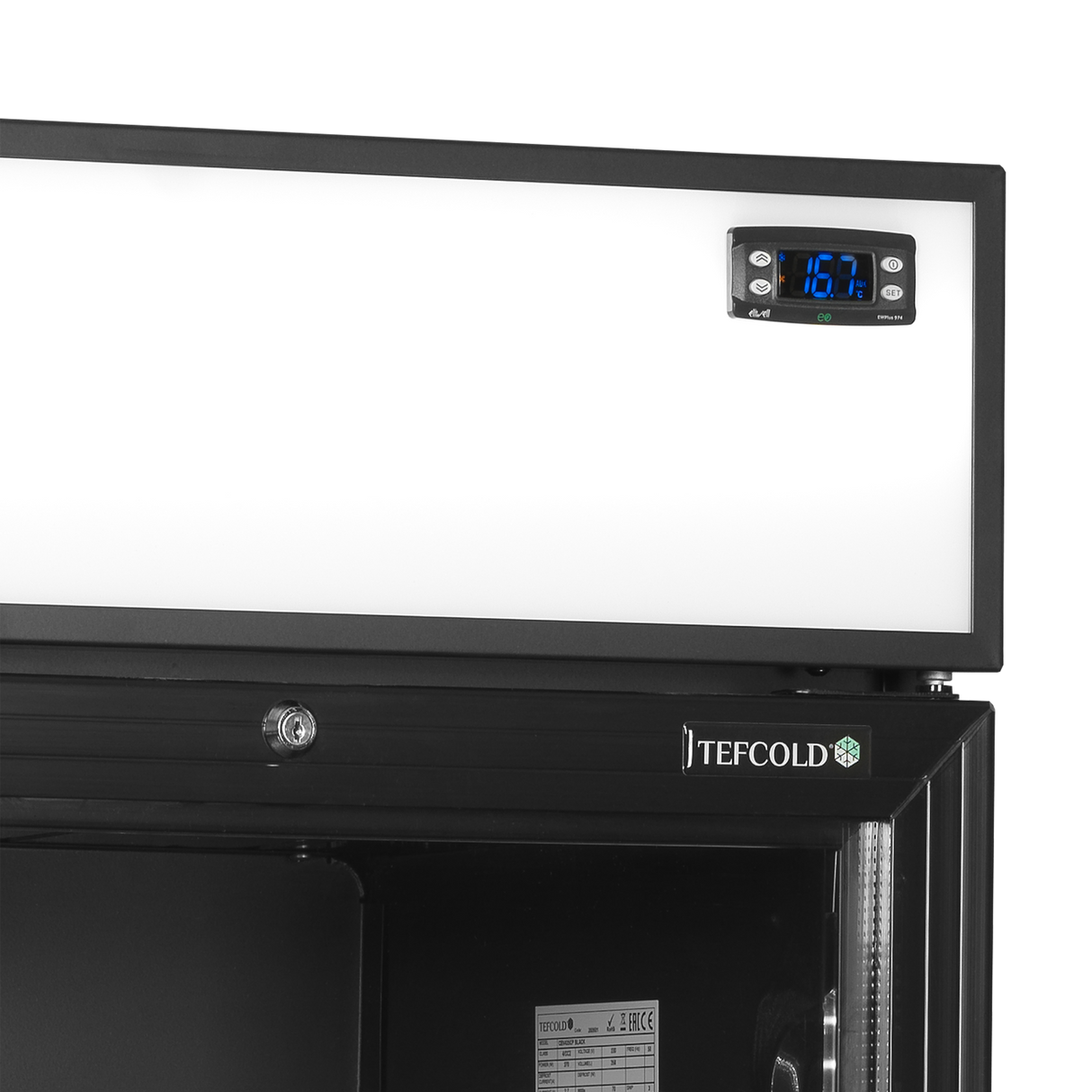 Réfrigérateur à boissons noir - CEV435CP BLACK - TEFCOLD