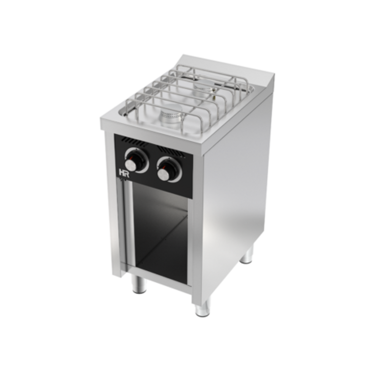 Fourneau "basic" 2 feux vifs s/600 sur placard - CB2F600E - CODIGEL