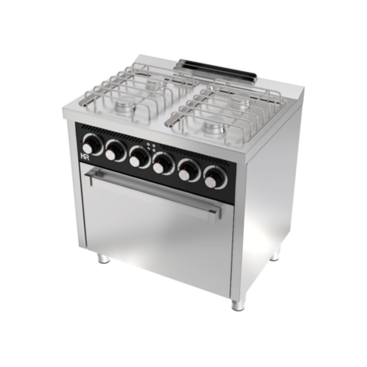 Fourneau "basic" 4 feux vifs s/600 avec four électrique - CB4F600HE - CODIGEL