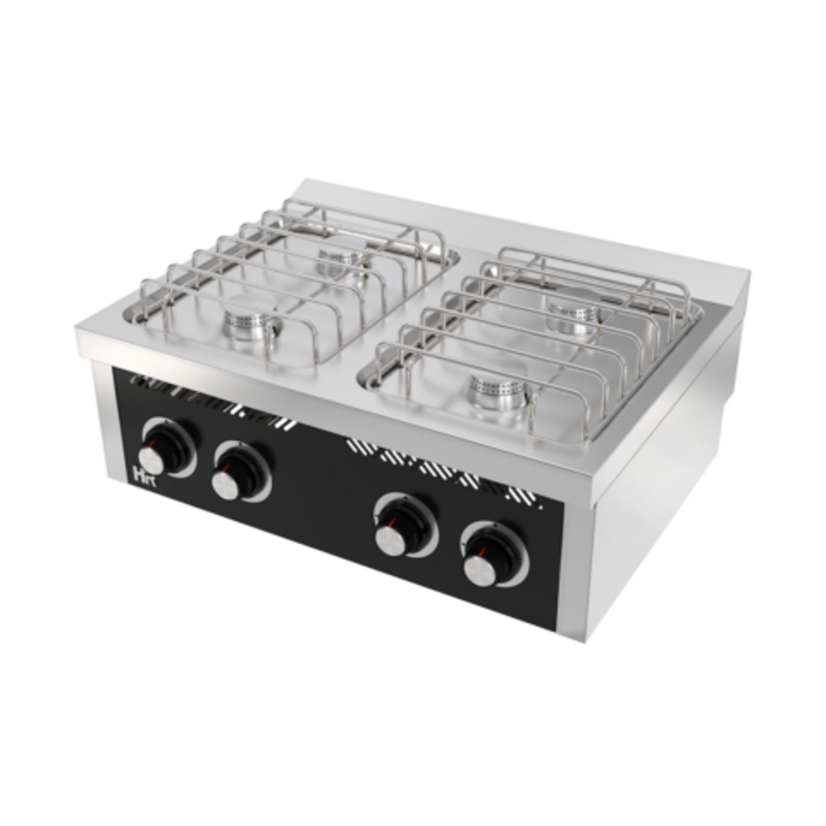 Fourneau "basic" 4 feux vifs s/600 á poser - CB4F600S - CODIGEL