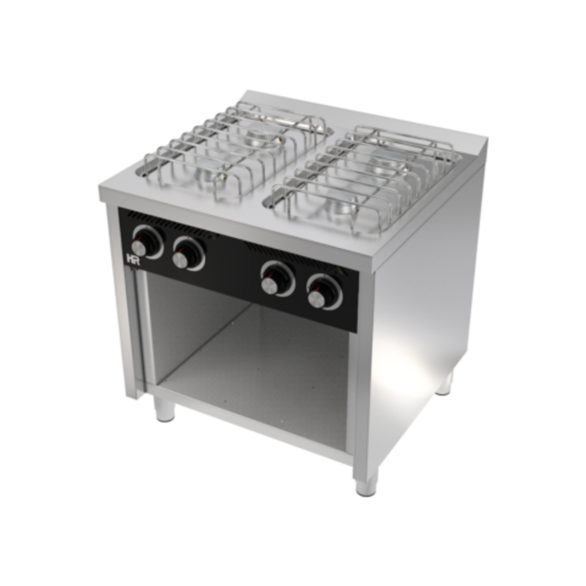 Fourneau "basic" 4 feux vifs s/750 sur placard - CB4F750E - CODIGEL