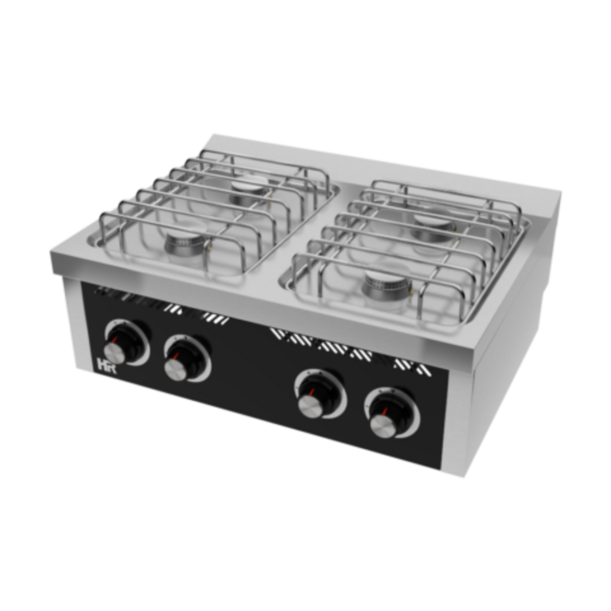 Fourneau "basic" 4 feux vifs s/750 á poser - CB4F750S - CODIGEL