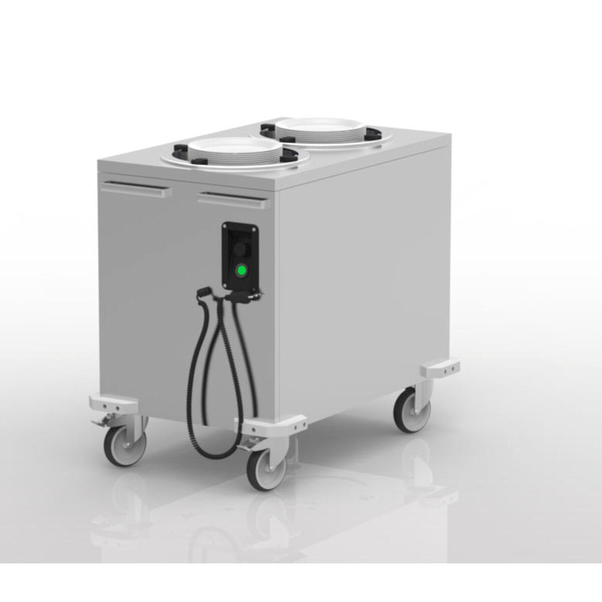 Chariot pour distribution assiettes chaudes - CDPC - CODIGEL