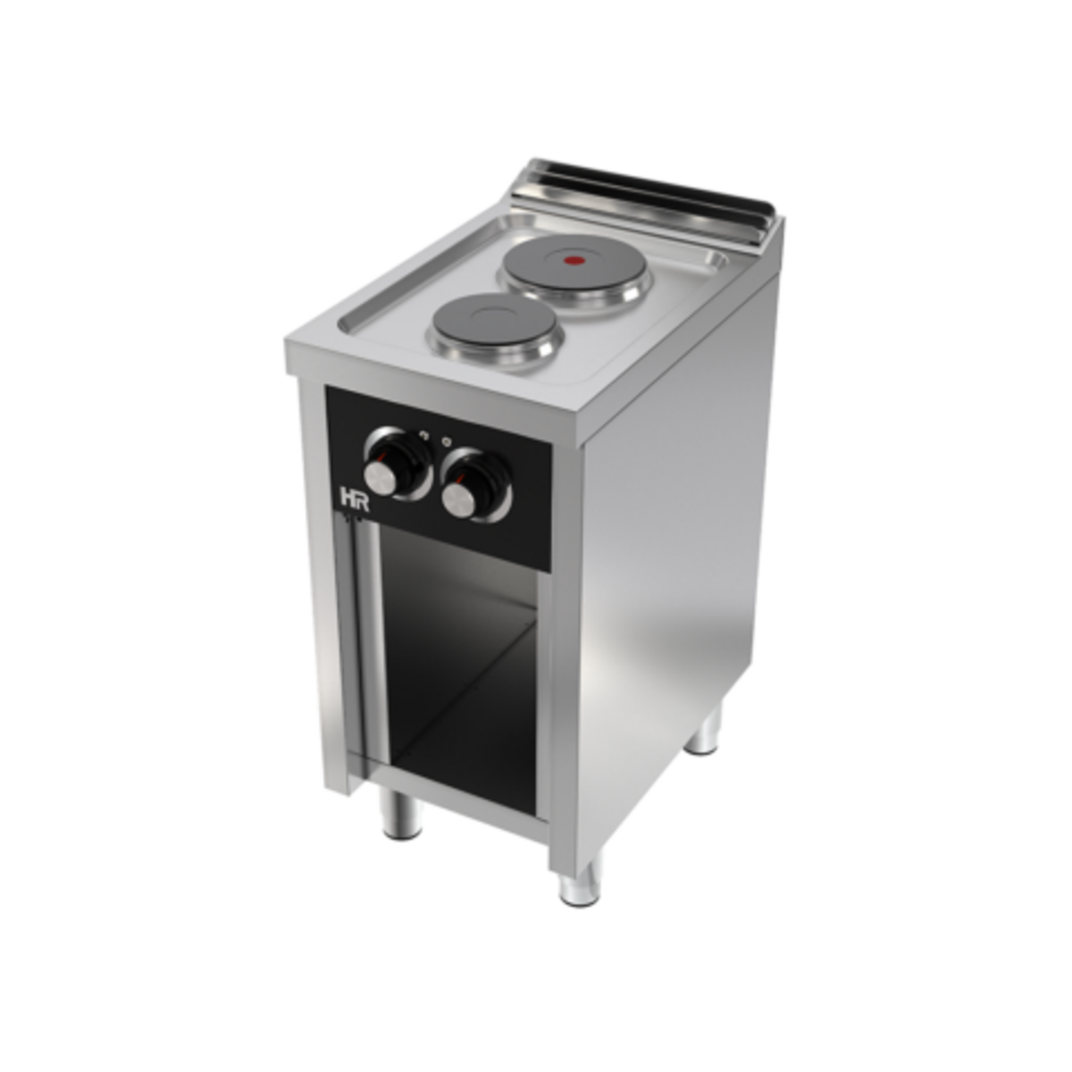 Fourneau électrique 2 plaques 600 sur placard - CE2P600E - CODIGEL