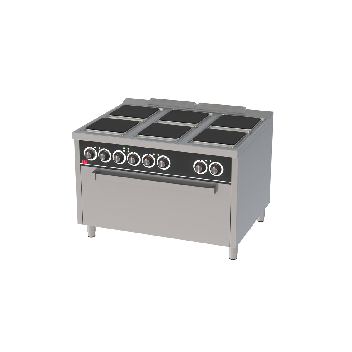 Fourneau 6 plaques Série 900 four MAXI - CE6P900HM - CODIGEL