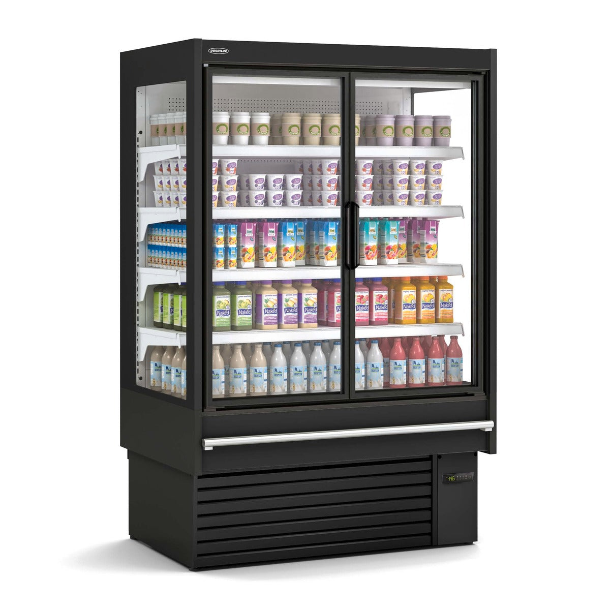 Vitrine murale gamme CEDAR DS (sans porte) Profondeur 0 (653mm) Côtés panoramiques LE - DS0-09-H1-LE - CODIGEL