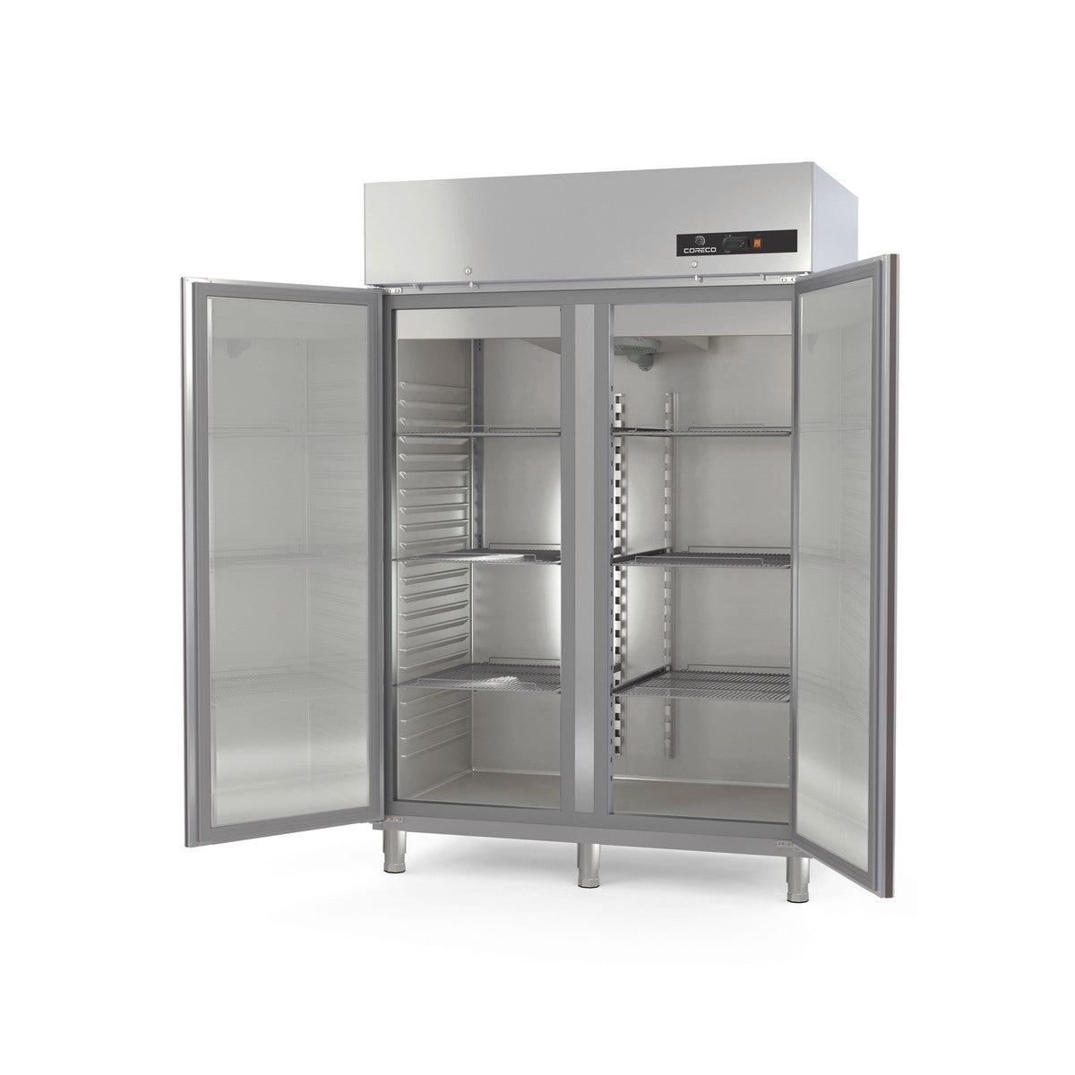 Armoire GN2/1 côtés emboutis négative 2 portes - CGN-1002-SPF - CODIGEL