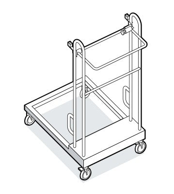 Chariot porte sturcture à plateau - ACS142