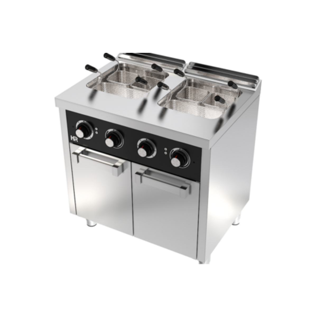 Cuiseur à pâtes électrique 25l+25l série 600 sur placard  - CPE25L25L600E - CODIGEL