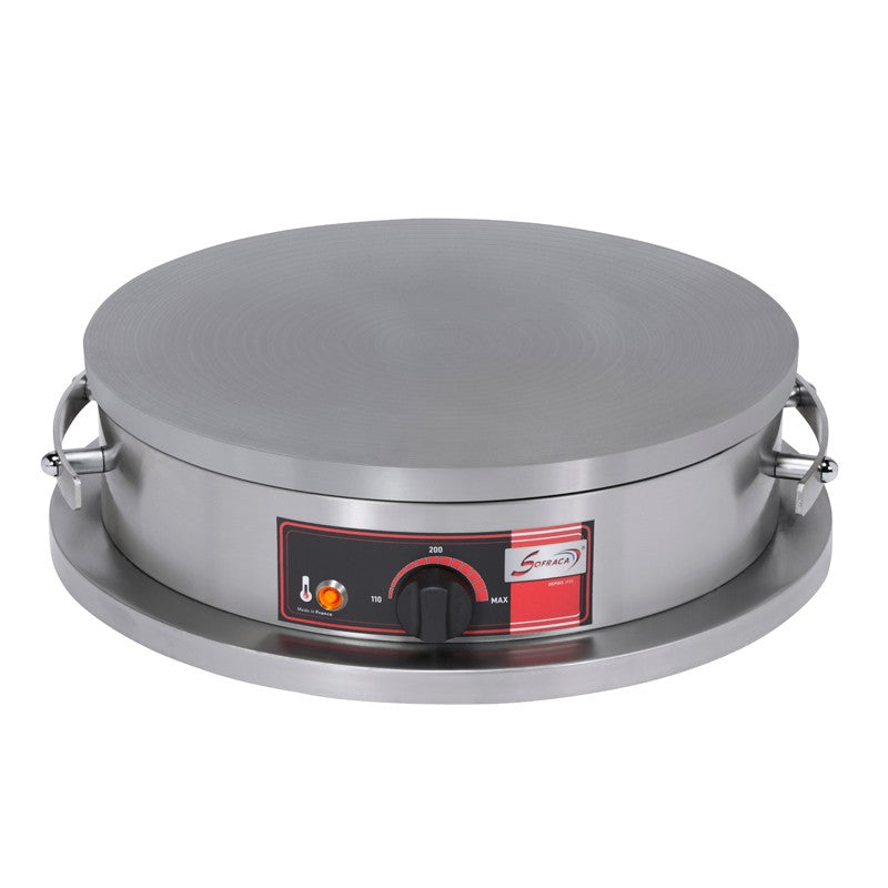 Crêpière électrique foraine professionnelle à usage intensif - Diamètre 40 cm - CR1RE40