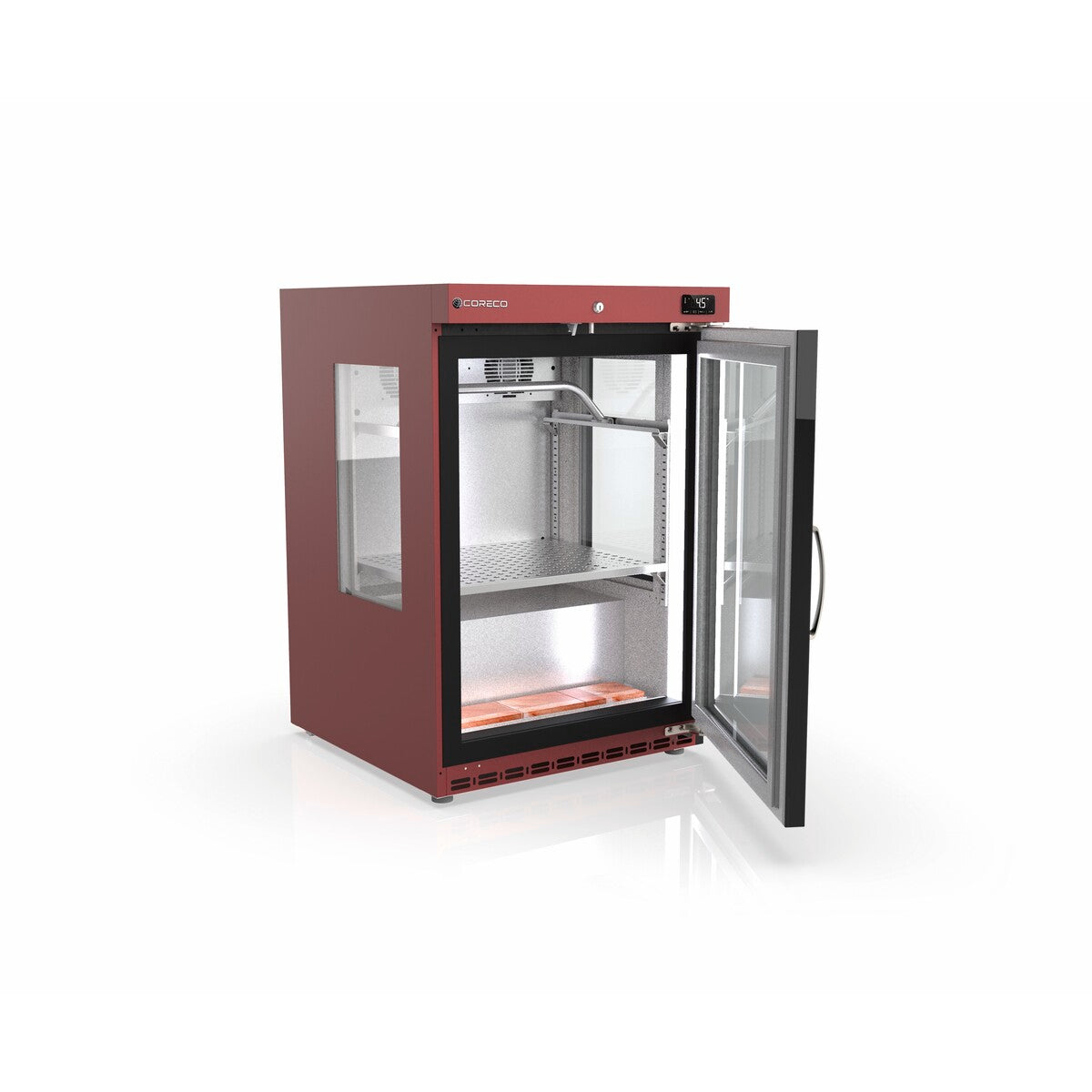 Armoire de maturation 1 porte + côtés panoramiques - DAV-200-P - CODIGEL