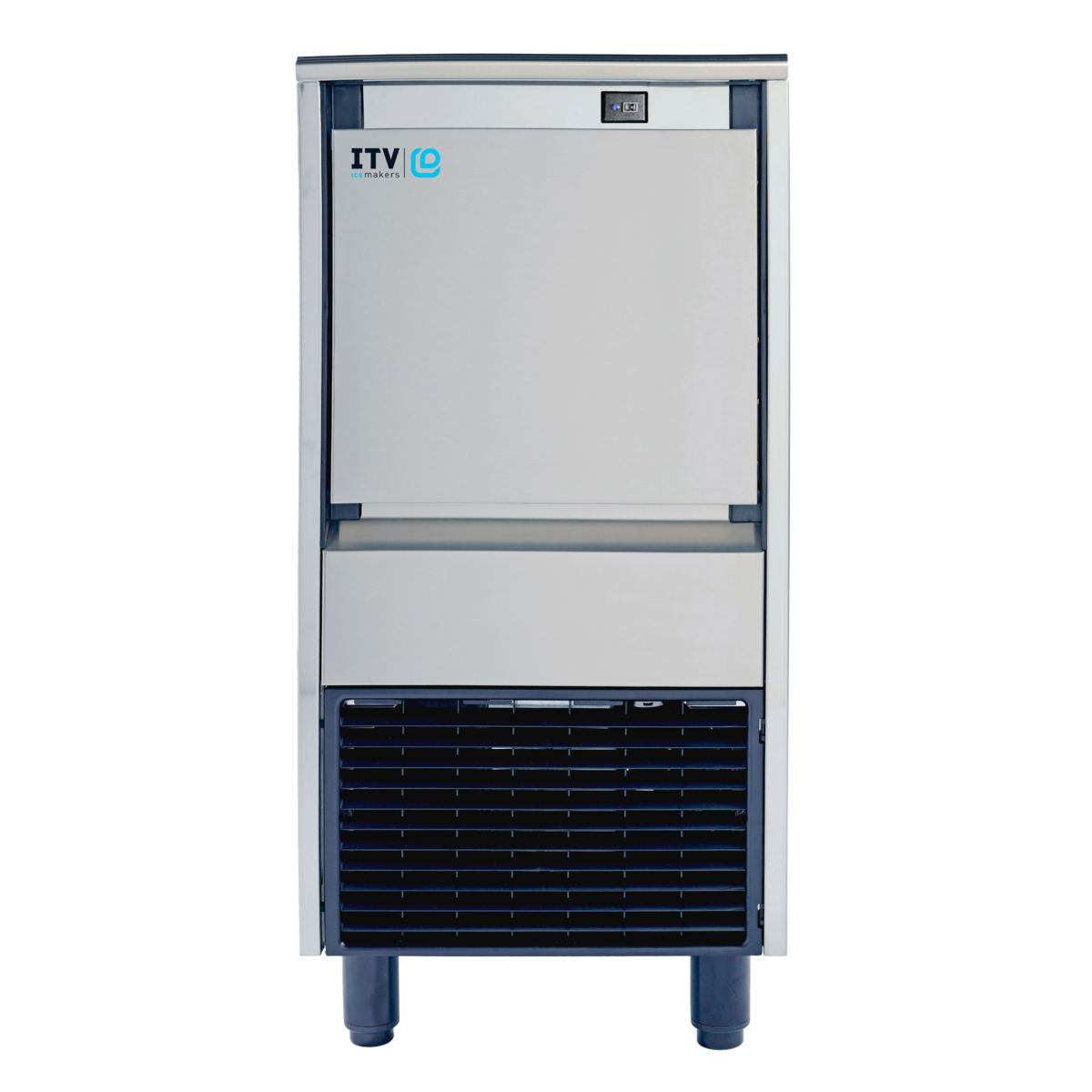 Machine à glaçons à injection - Prod. (24H): 30kg - Refroidissement AIR - Glaçons pleins 40 g - Avec pompe de vidange intégrée - DELTA-MAX30A-DP - CODIGEL