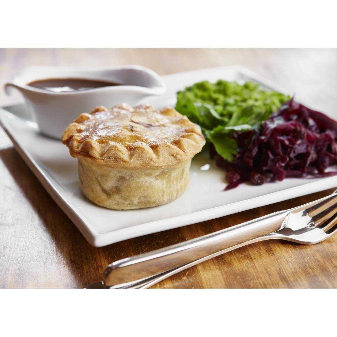 Assiettes carrées blanches Olympia Whiteware 180mm (lot de 12)