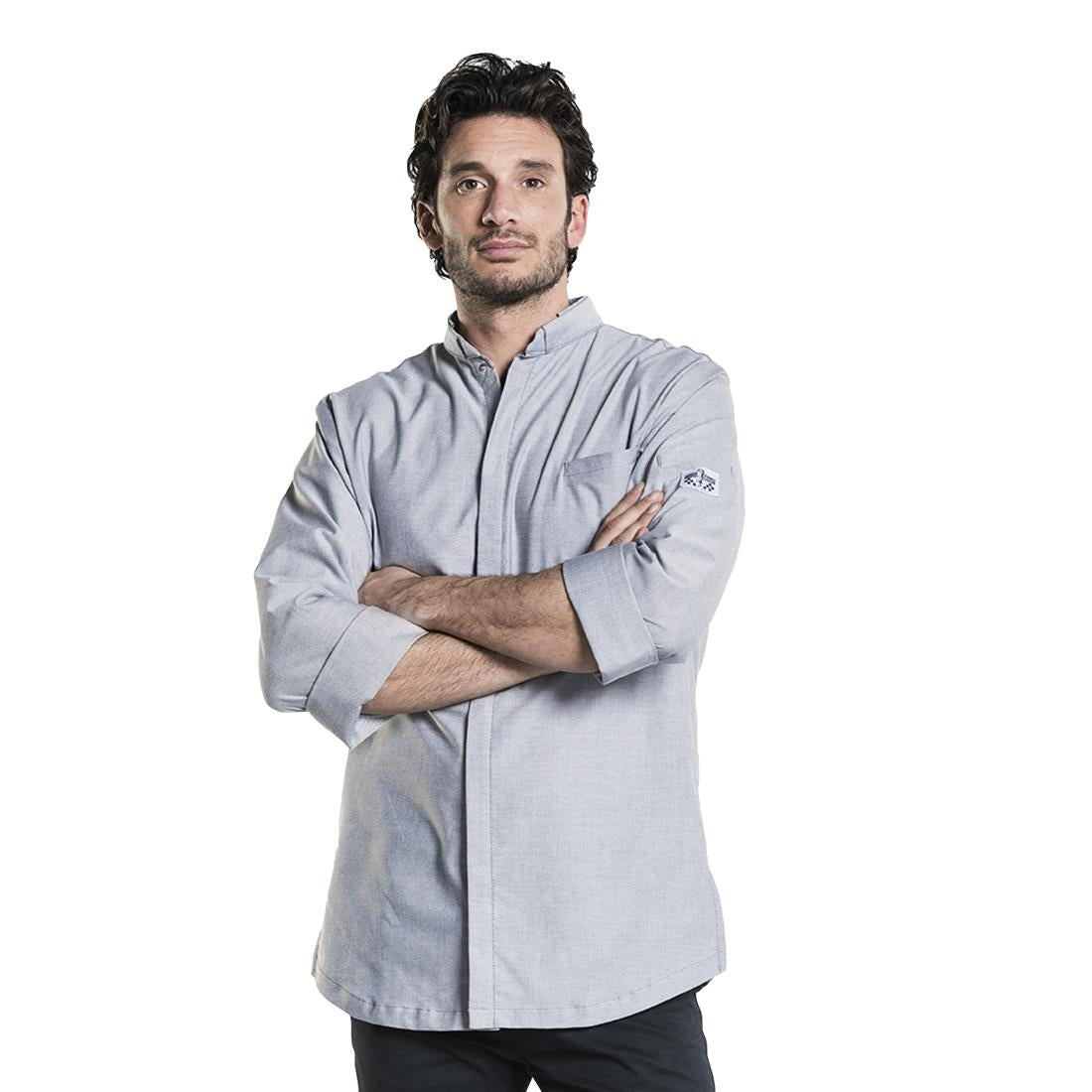 Veste de cuisine homme grise Chaud Devant Nordic - Taille XL