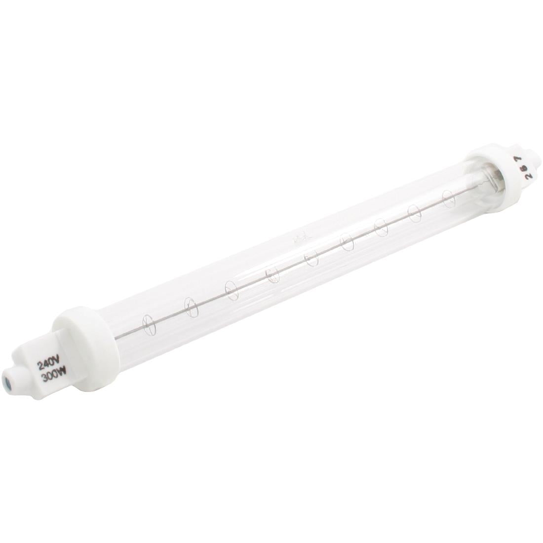 Ampoule chauffante à quartz infrarouge enveloppée R7 220mm 500W