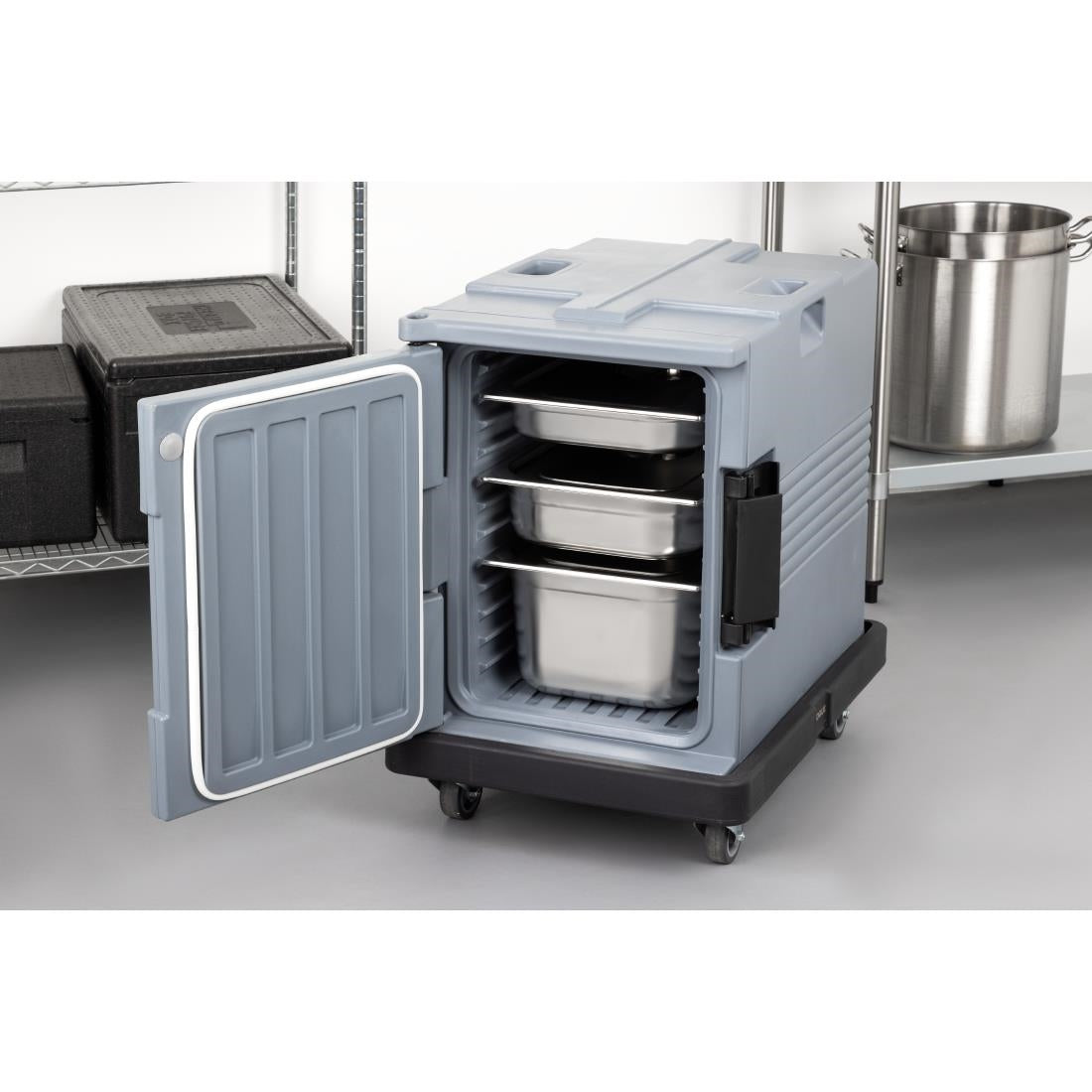 Chariot de transport Vogue Thermo-Box 600 noir