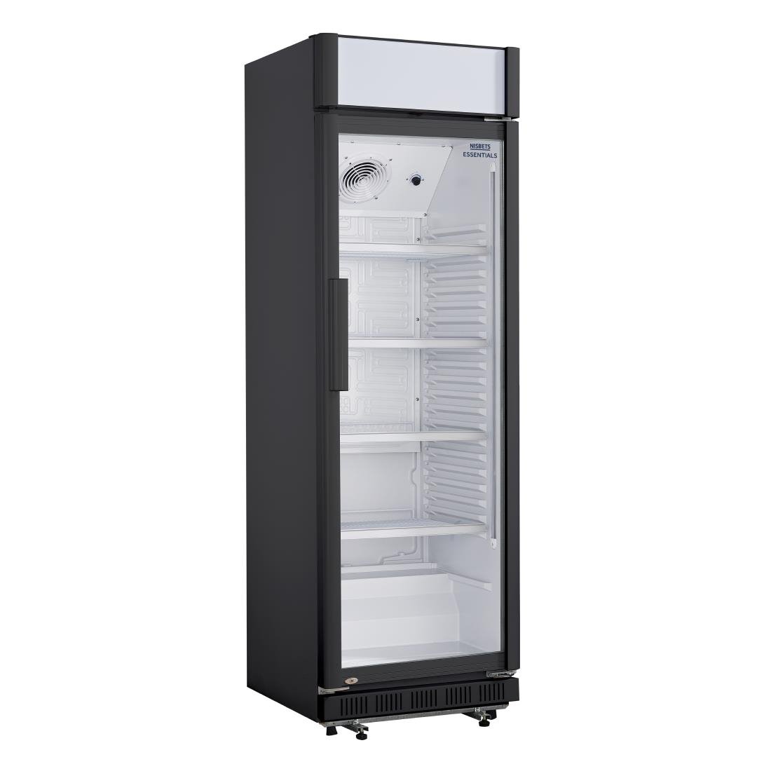 Vitrine positive avec bandeau lumineux Nisbets Essentials 346L
