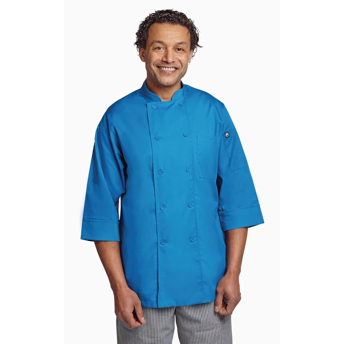 Veste de cuisine mixte Chef Works bleue - NISBETS