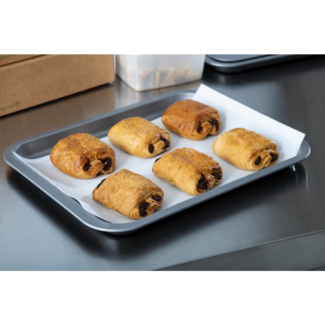 Papier d'emballage burger Fiesta Compostable blanc 250x350mm (lot de 200)