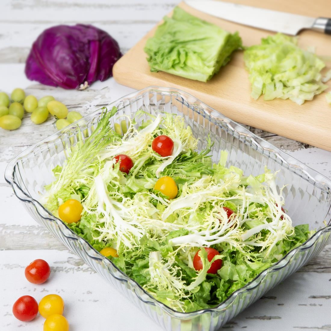 Grand saladier Olympia Kristallon transparent